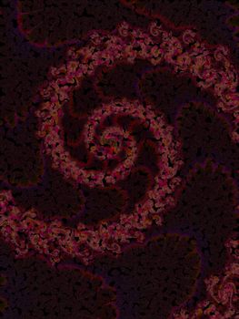 Dark Red Burgundy Spiral Fractal Design Background Wallpaper