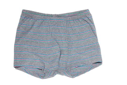 Beautiful men's shorts, isolated on a white background.
