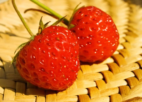 Strawberry in basket