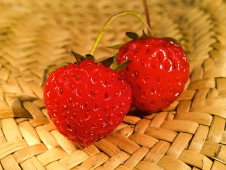 Straberry in basket