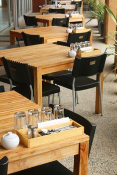 Outdoor Dining in the Day Open Air Space