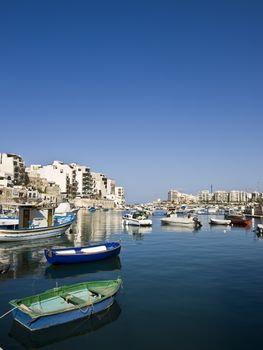 Balluta Bay in St Julians in Malta is a tourist hotspot as contains a mixture of medieval and modern elements