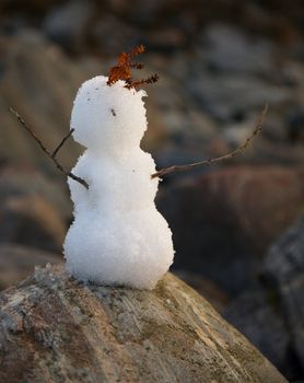 Primitive snowball for one minute