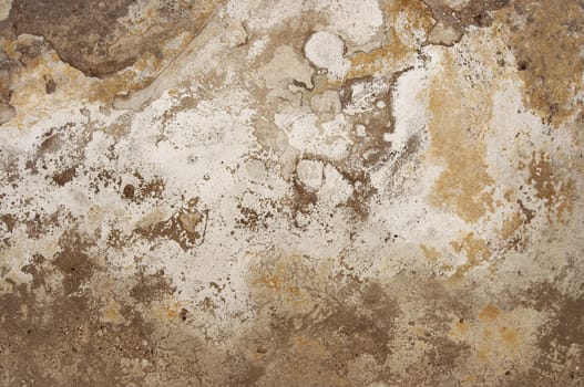 Detail of the surface of the old plaster - old grunge wall