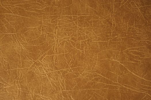 Leather brown upholstery of furniture