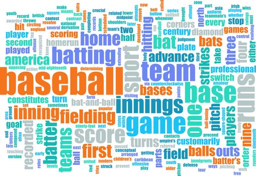 Baseball Game as a Sport Grunge Background