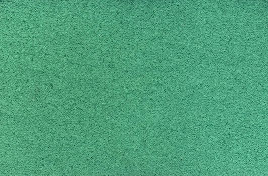 Surface of green foam rubber