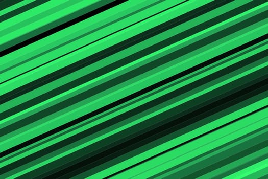 Closeup of green diagonal stripe pattern on black