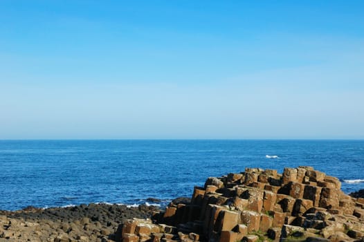 Giants Causeway tourist attraction in Northern Ireland