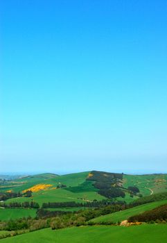 Irish Rural Fields Landscape