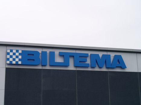 biltema logo on boutique