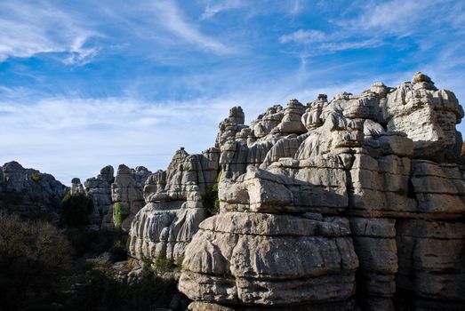 El Torcal Park, Nature Reserve, Spain.