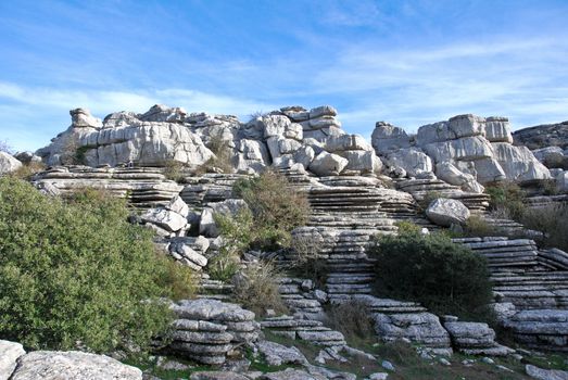 El Torcal Park, Nature Reserve, Spain.