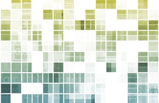 A Technology Industry Network As a Wallpaper