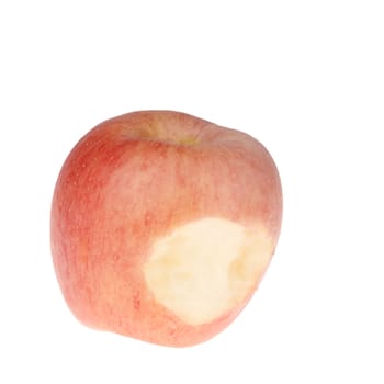 Apple bit, isolated on a white background