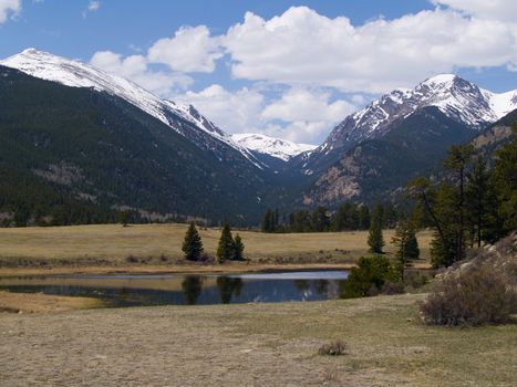 Sheep Lakes in rocky Mountain National Park