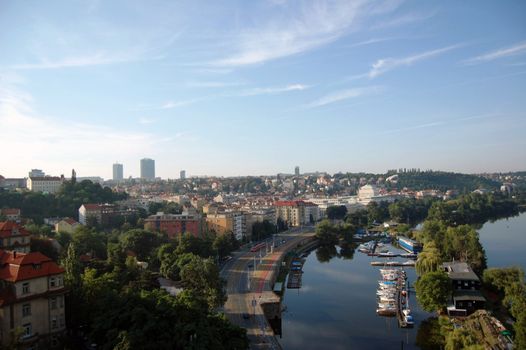 View of beautiful Prague in Czech Republic