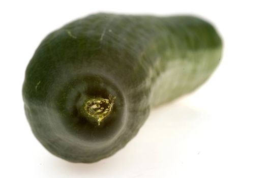 a crazy closeup of a healthy cucumber