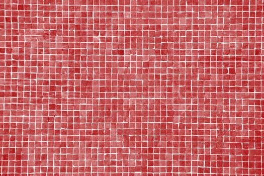 pattern, background or texture of a big red mosaic