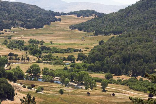 The Valley View in California on a summer day.