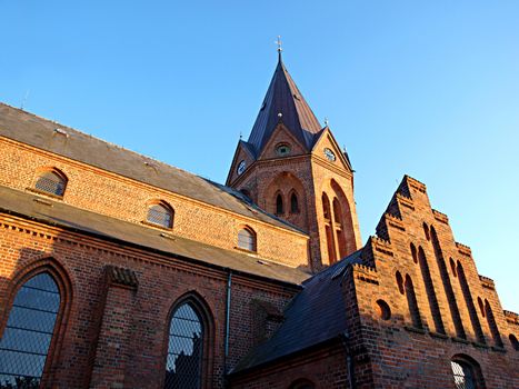 Details of a church in Assens Denmark    