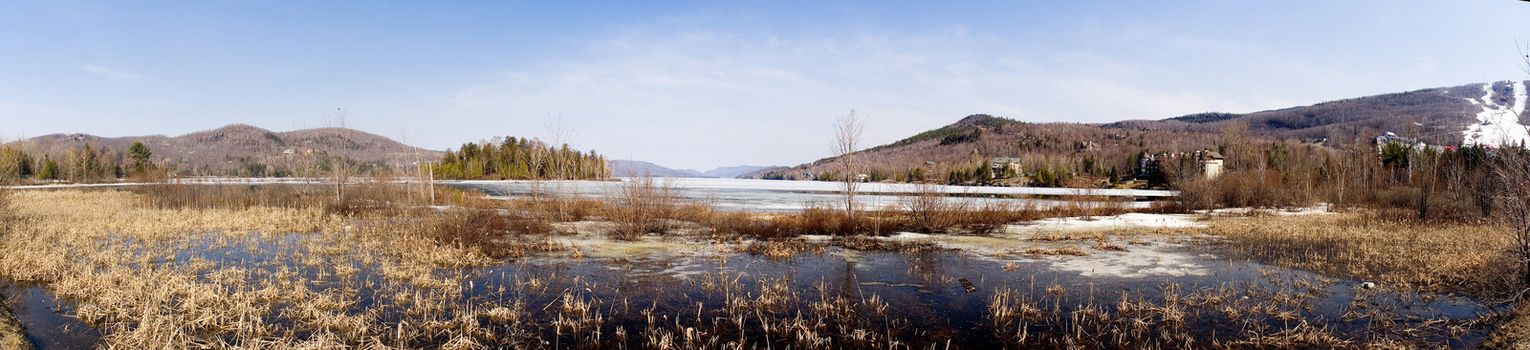 panoramic view of a rural landscape