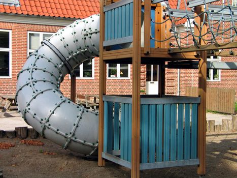 Modern Scandinavian design playground equipment