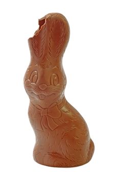 Chocolate Easter Bunny. Traditional Easter sweet.
