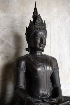 A Buddha statue in Thailand.
