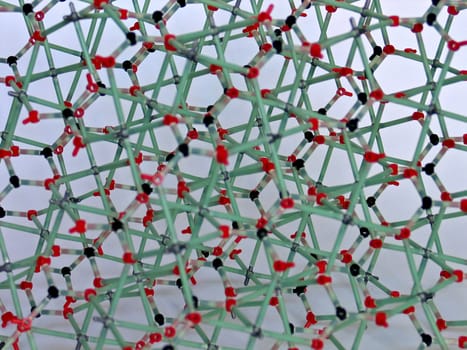 Demonstration of molecules structure for use in education and schools