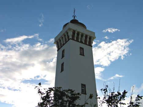 The lighthouse at Helnaes Denmark built 1900