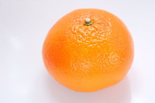 bright fresh orange over a light background
