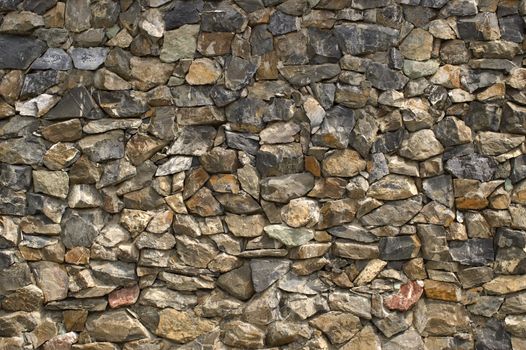 Wall from a natural stone.
