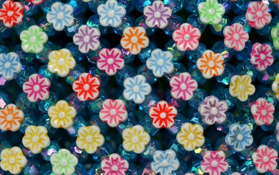 Decorative plastic flowers