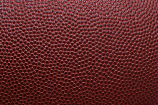 Detailed macro of american football