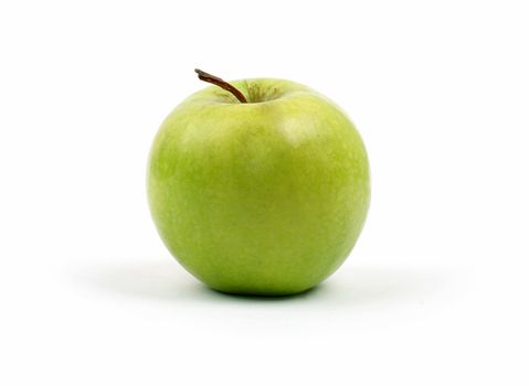 Green apple isolated on white background 