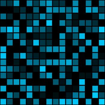Blue squares geometric seamless pattern that makes a nice texture.
