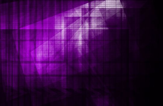 Futuristic Abstract as a Technology Background Art