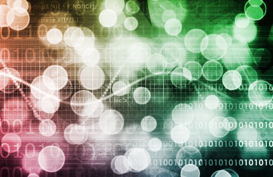 Digital Abstract Data Media As a Art