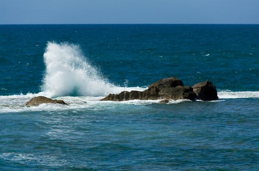 Surf of Mediterranean sea