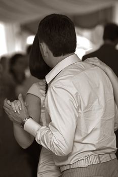 Dance of a newly-married couple