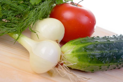 Fresh Vegetables.Shot in a studio.