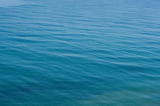 The clear blue water of black sea