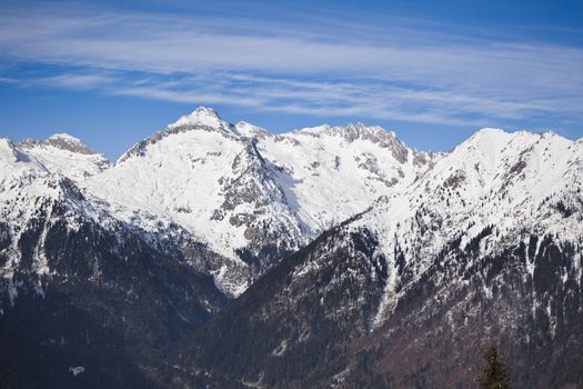 winter landscape - photo taken in italian dolomites