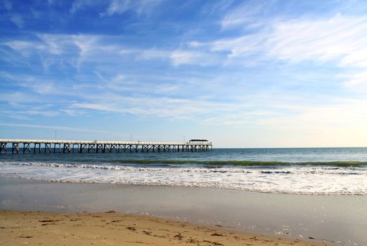 Grange beach and jetty, Adelaide, Australia