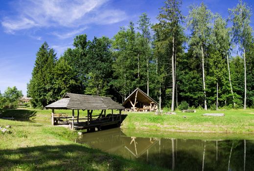 Holiday resort in Baltic country Lithuania