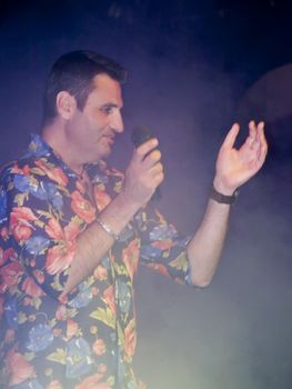 MALTA - 30 JUL - Well known 80s DJ and Radio Presenter Alex Grech from Reflex Promotions