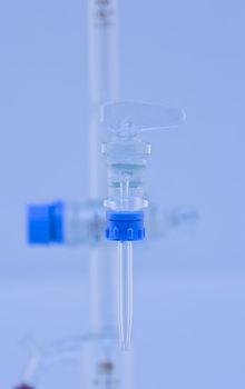 Detail of a dripper in a chemistry lab.