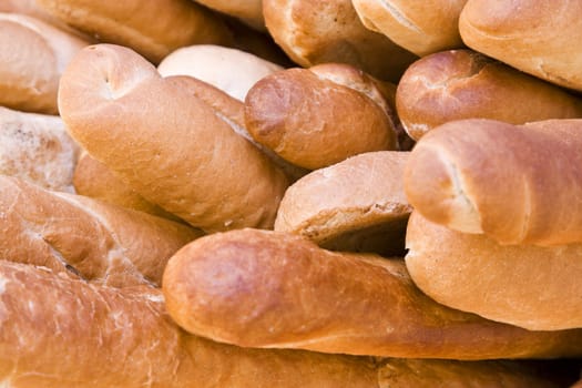 Close-up image of a some tasty baguettes.