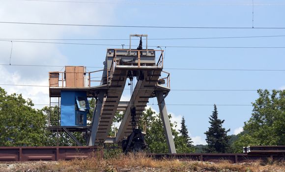 The railway crane